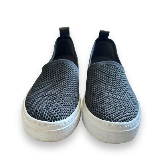 Eileen Fisher Prosper 2 Slip-On Knit Sneaker Graphite Stretch Knit Size 6 - Picture 6 of 9